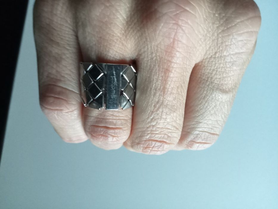 Anel Swatch prateado