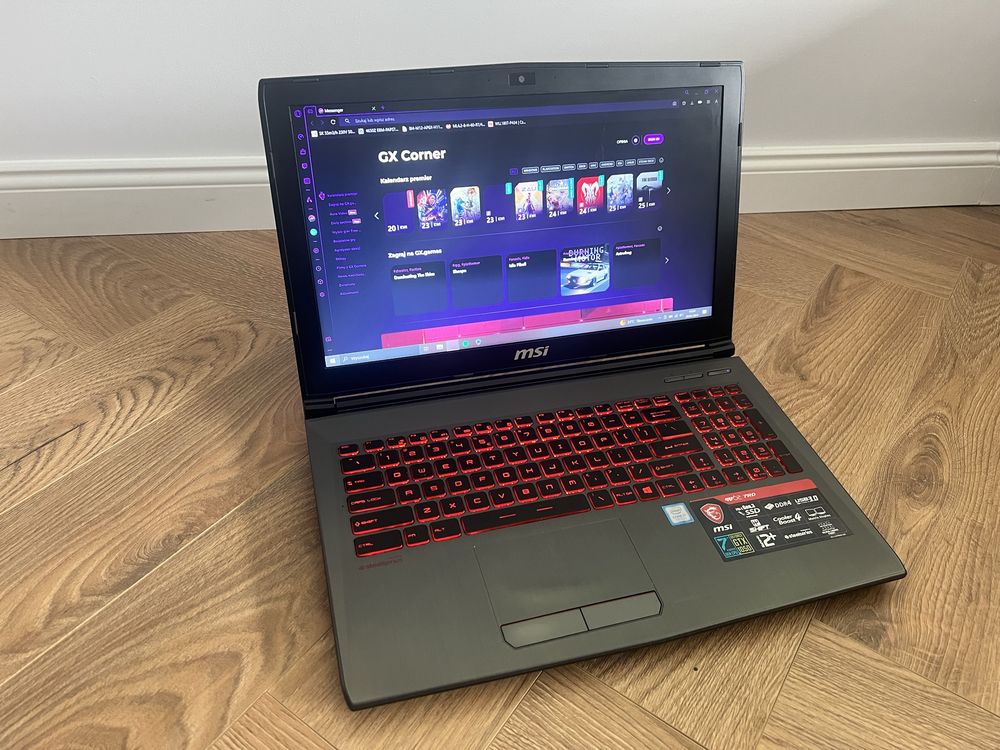 Laptop MSI GV62 7RD I7-7700HQ,1TB SSD, GTX1050