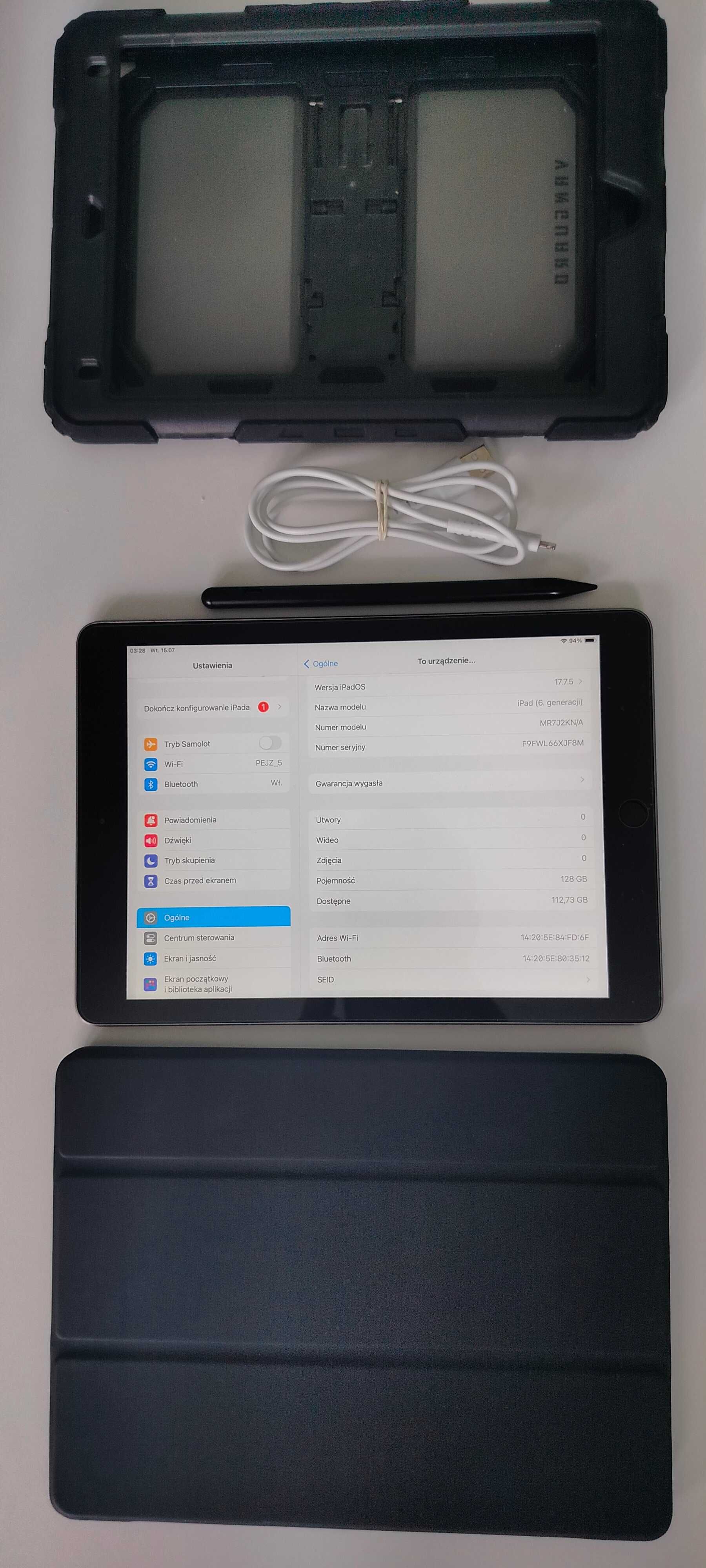 Tablet iPad Apple Retina -iOS 17.7-128 gb-Touch ID-PROCREATE