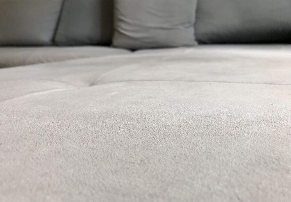 Szara SOFA rozkladana z pojemnikiem na pościel Narożnik Agata Meble
