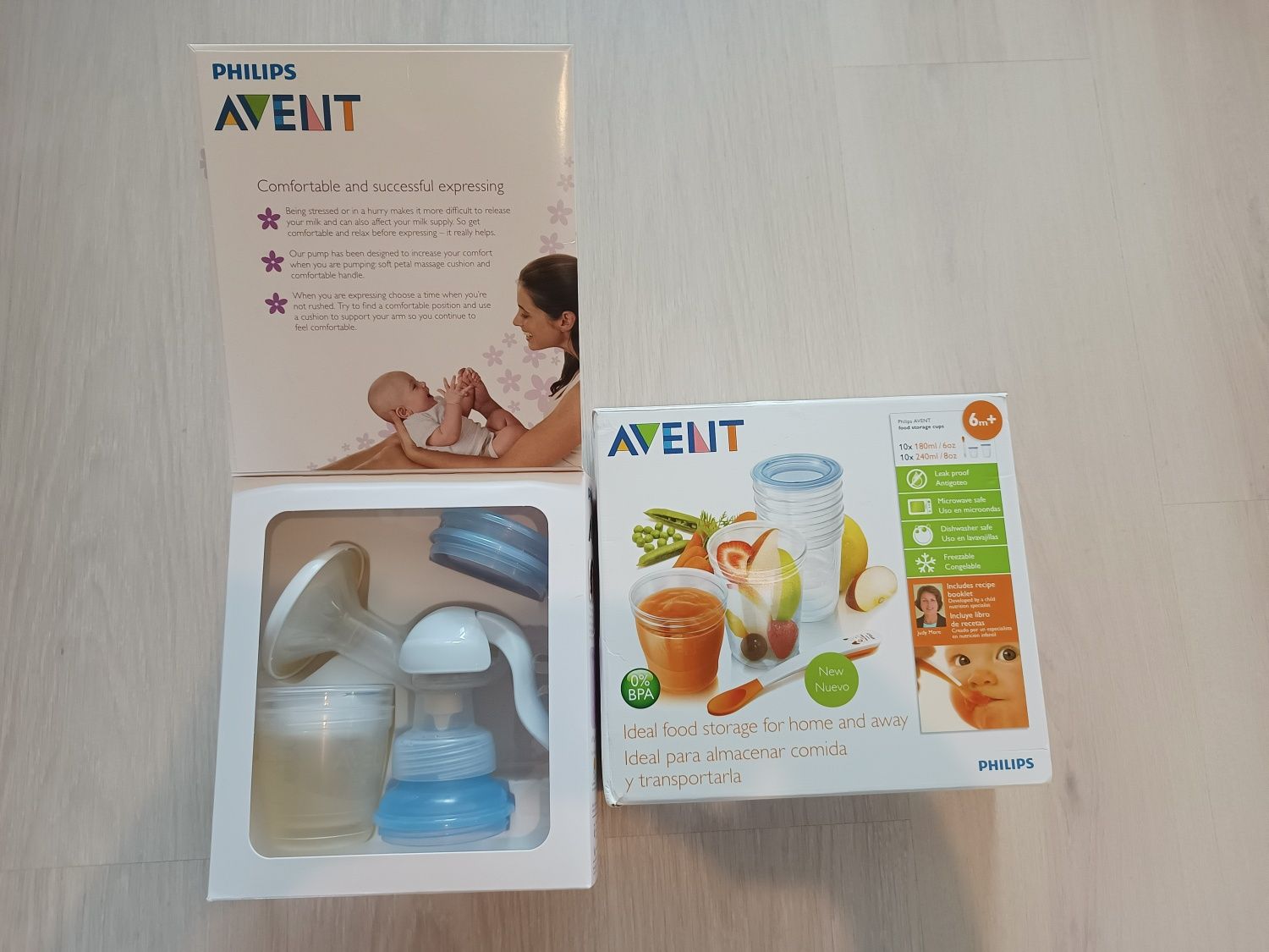 Laktator avent plus pojemniki