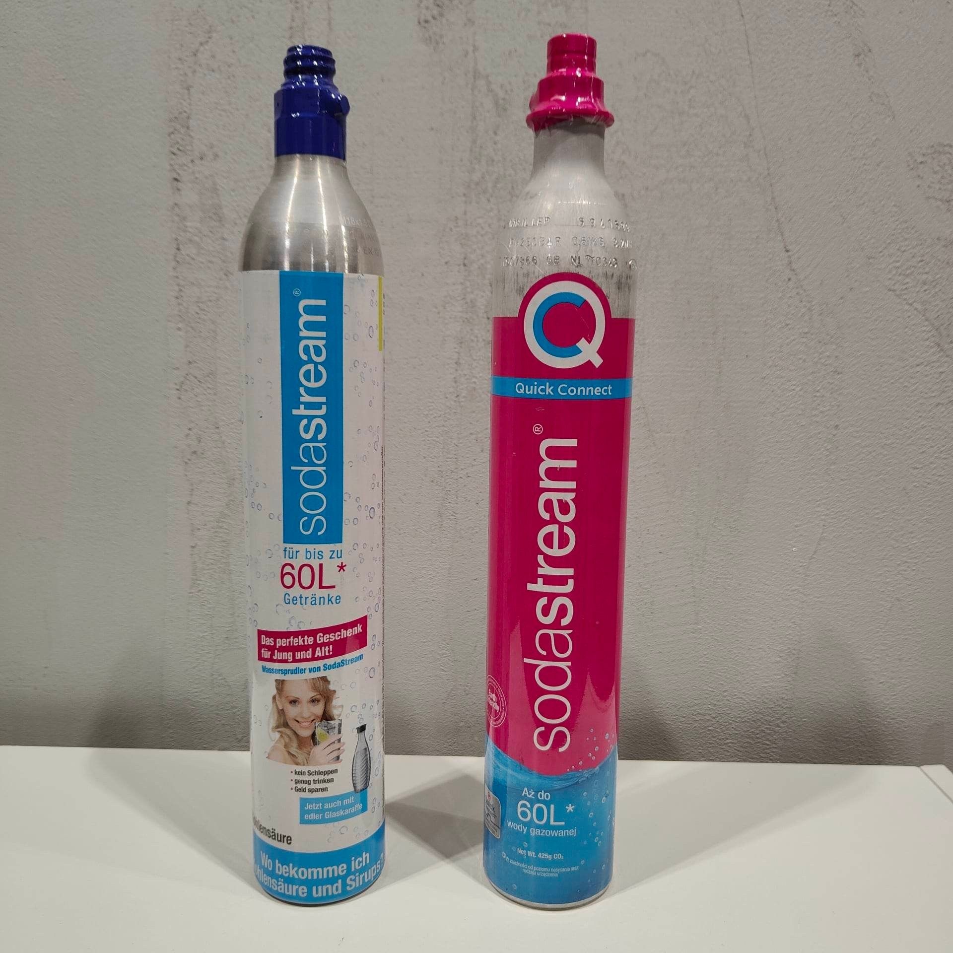 Wymiana, nabicie SodaStream Quick Connect oraz TWIST