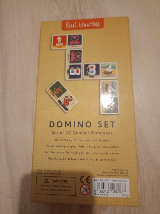 Настольна гра доміно Paul Thurlbyс