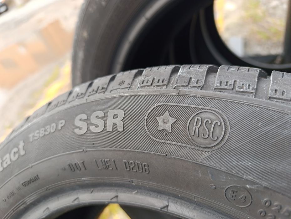 Зимові шини Continental 205/55 R16 резина RunFlat