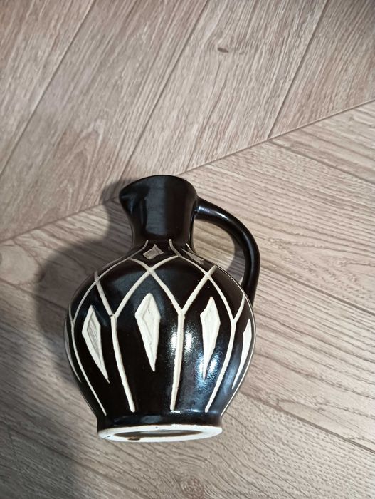 Wazonik ceramiczny z uchem Piesche & Reif