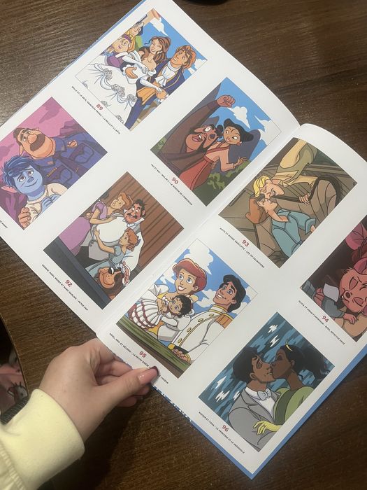 Розмальовка Disney Love stories