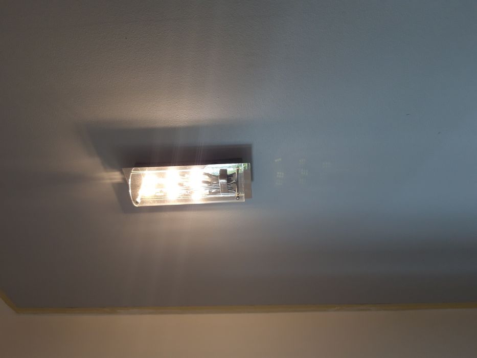 srebrny kinkiet LED Wofi 2 szt.