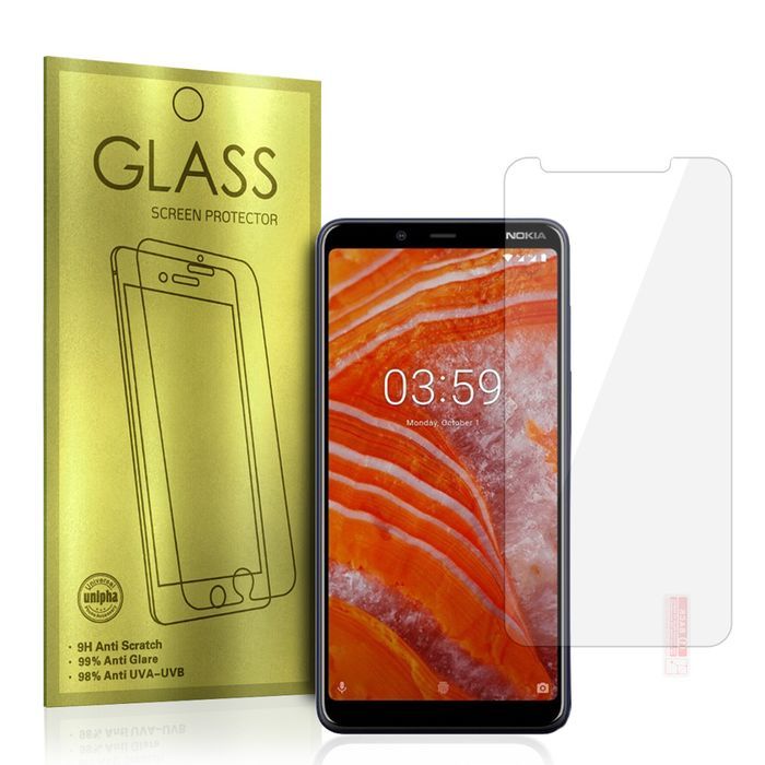 Hartowane szkło Gold do NOKIA 3.1 PLUS