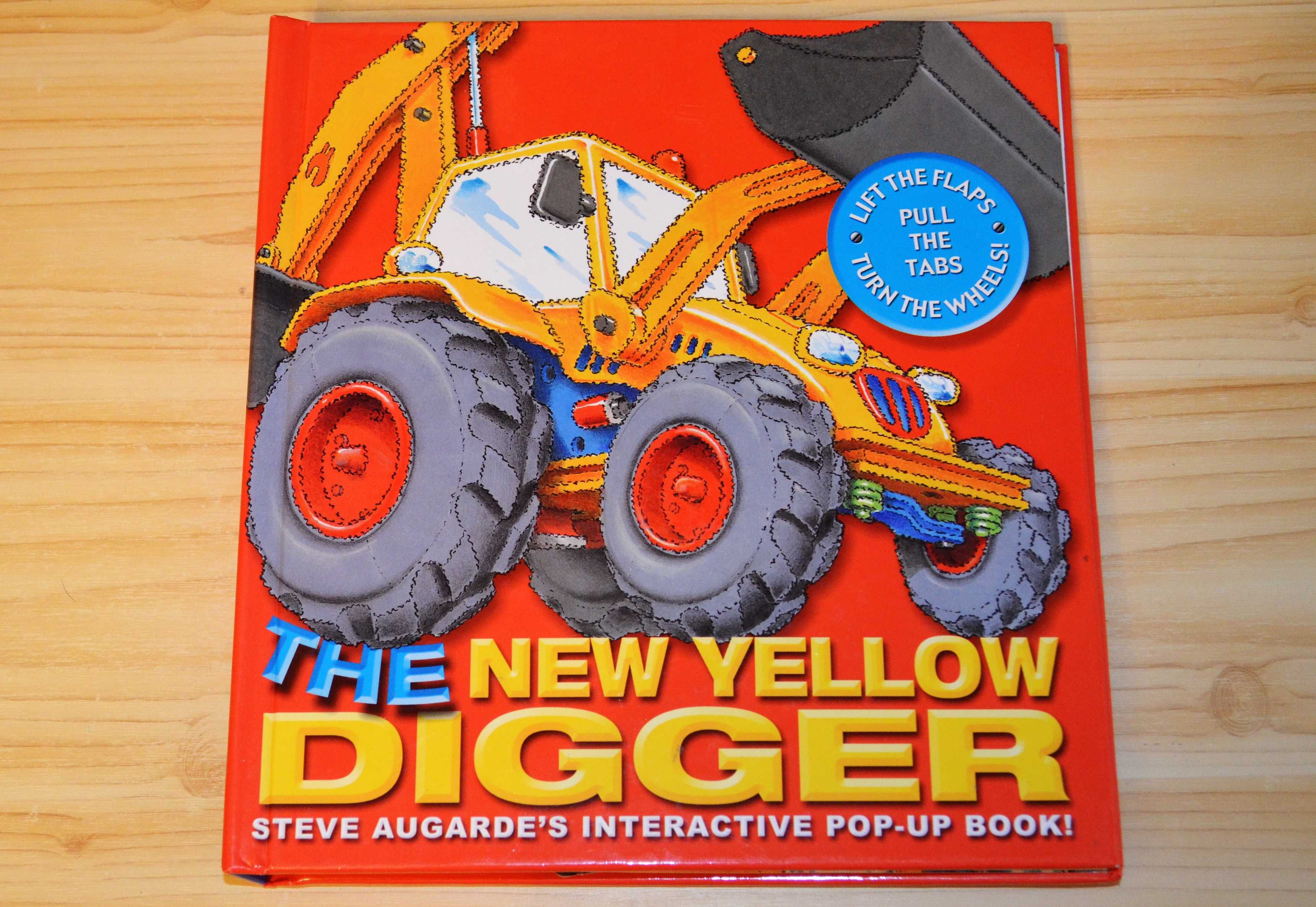 The new yellow digger, дитяча книга англійською