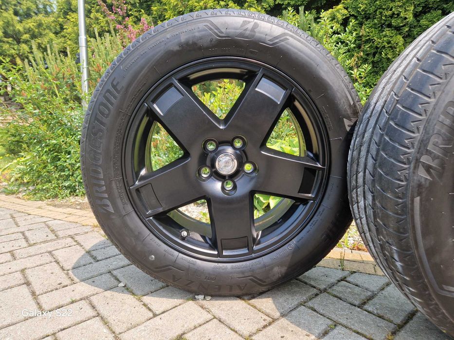 Koła letnie felgi aluminiowe chrysler   300c 18" czarne oryginalne