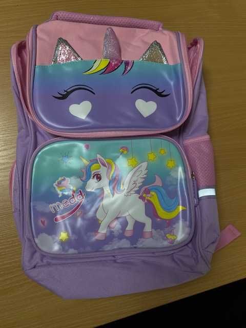 рюкзак шкільний для дівчинки довжиною 32 см