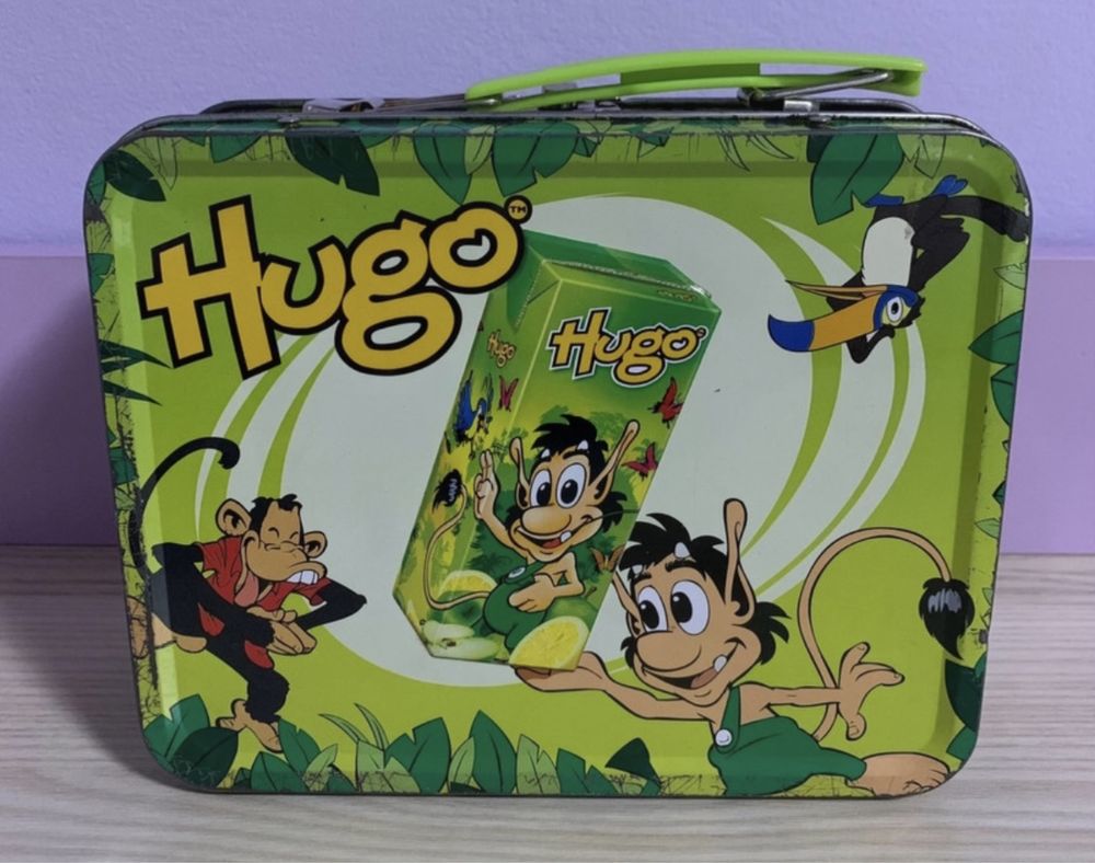 Pudełko pojemnik kuferek puszka metalowa Frugo Unikat Vintage
