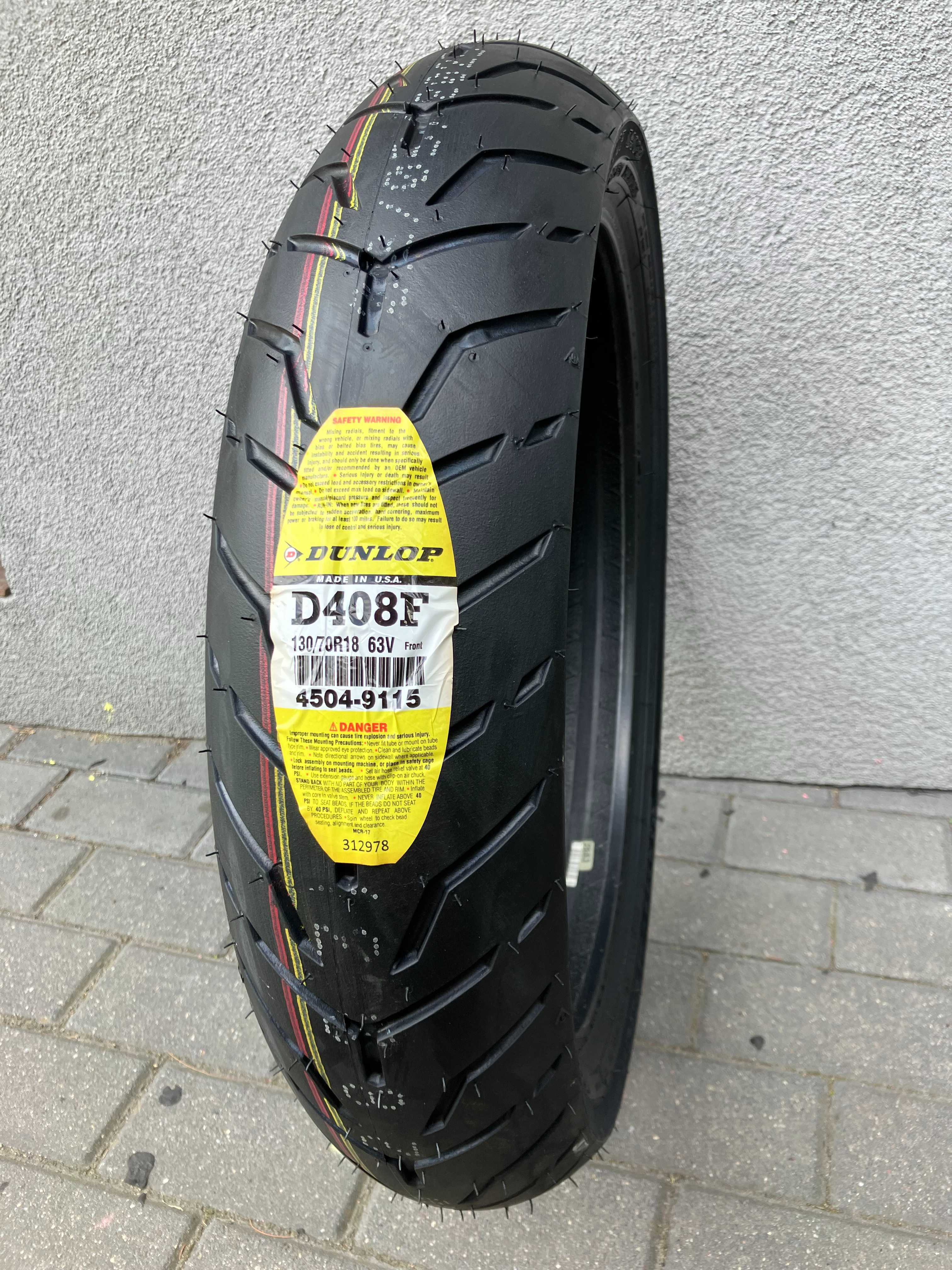 130/70R18 Dunlop D408F HARLEY-DAVIDSON Screamin Eagle Road King Softta