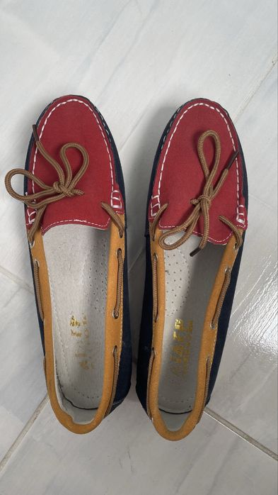 Шкіряні нові мокасини натуральна замша кросівки туфлі анатомічні