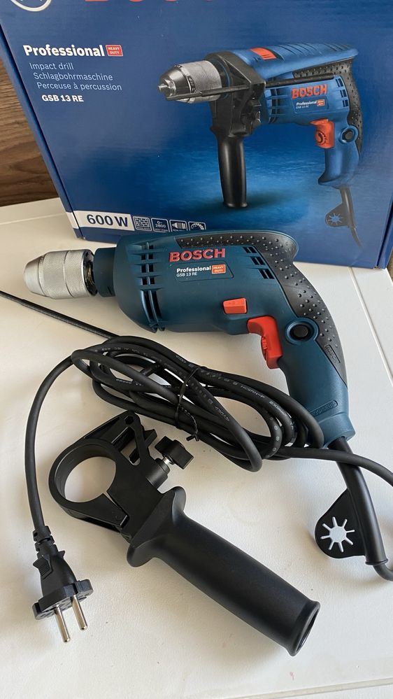 Дрель ударная Bosch GSB  13 RE 600 W, дриль ударний