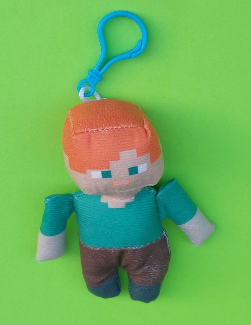 Брелок Мягкая Игрушка Майнкрафт MINECRAFT Кріпер Стів Размер 12 см