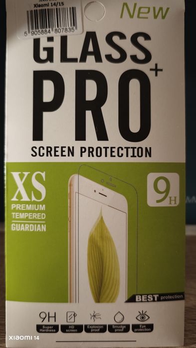 Szkło hartowane Xiaomi® 14/15, 9H , glasspro+ screen protection
