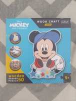 NOWE puzzle Myszka Miki Mickey Trefl drewniane 50 elementów