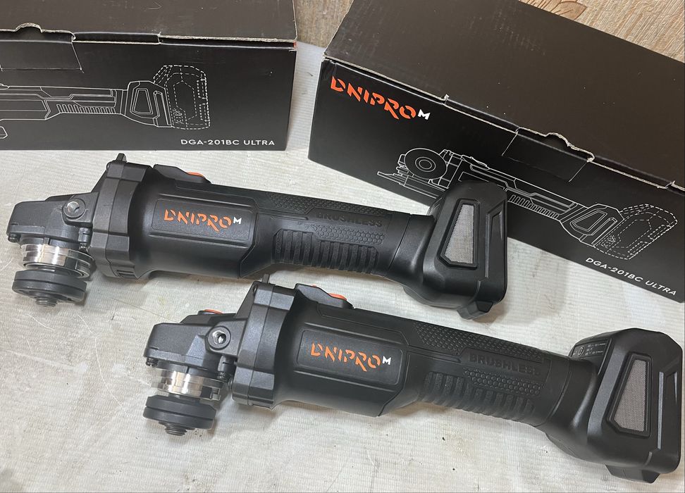 Акумуляторна болгарка → Dnipro-M DGA-201BC ULTRA + ГАРАНТІЯ до 2028 р.
