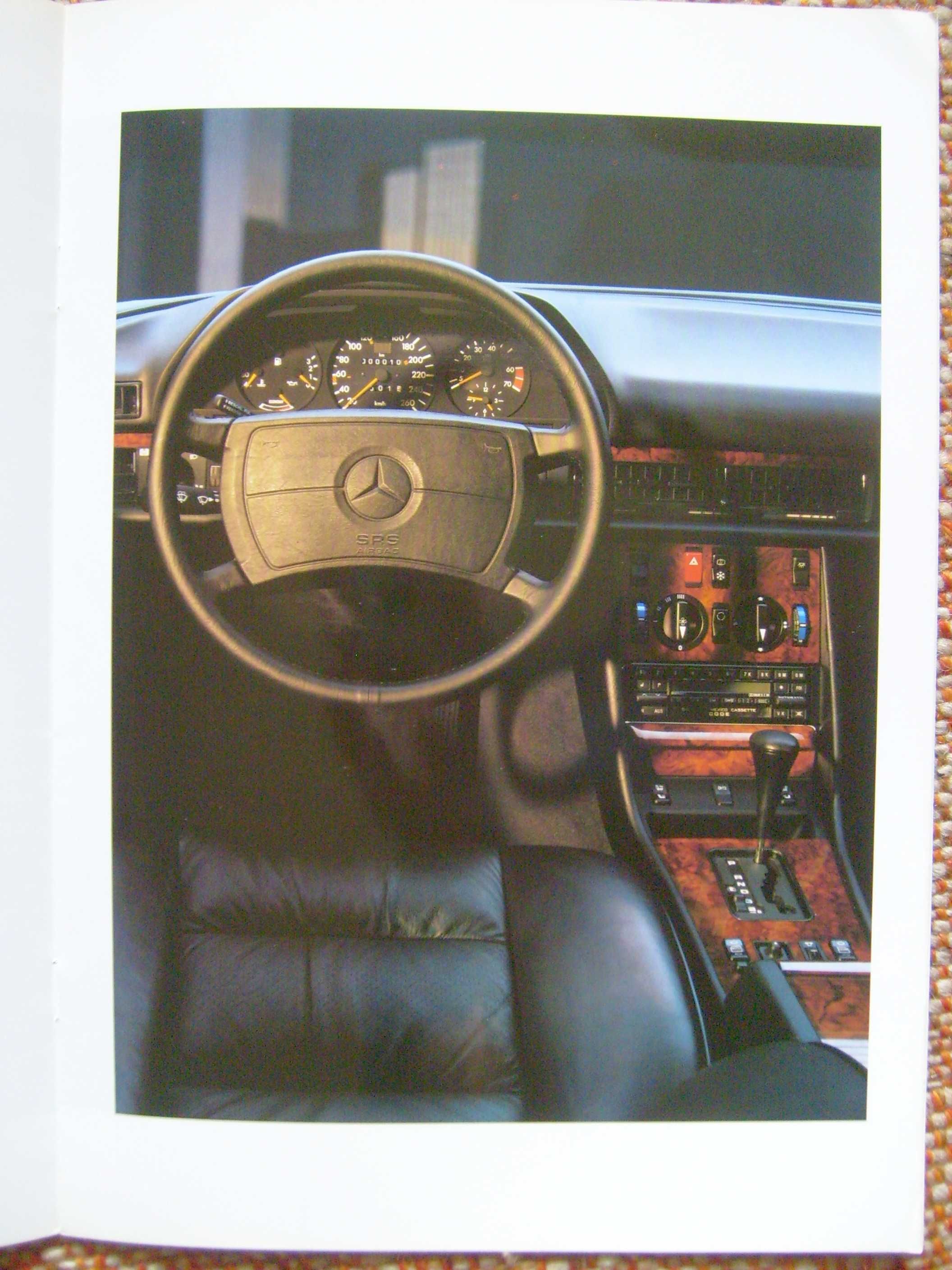 MERCEDES W126 S-Klasse 1990 / 260 SE - 560 SEL / * prospekt 44 strony