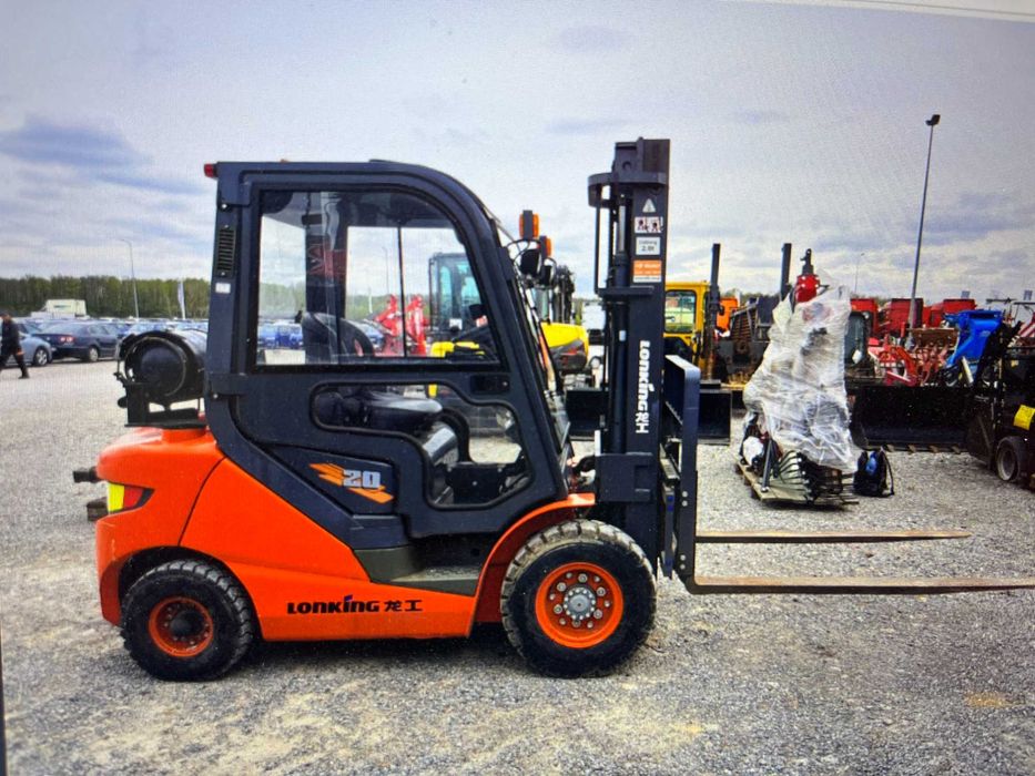 Wózek widłowy Lonking 2T z kabiną z ogrzewaniem jak NOWY 200mth