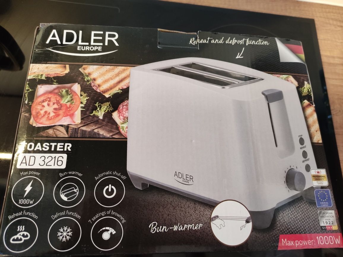Adler toster AD 3216 moc 1000 - Nowy!