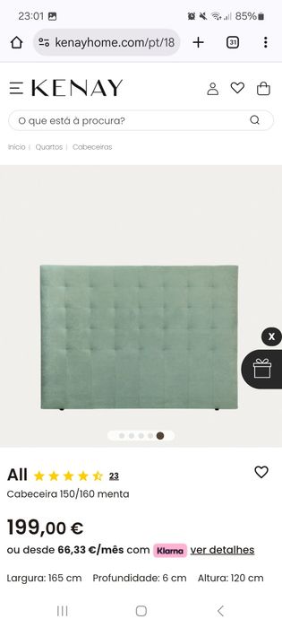 Cabeceira de cama -FELGUEIRAS