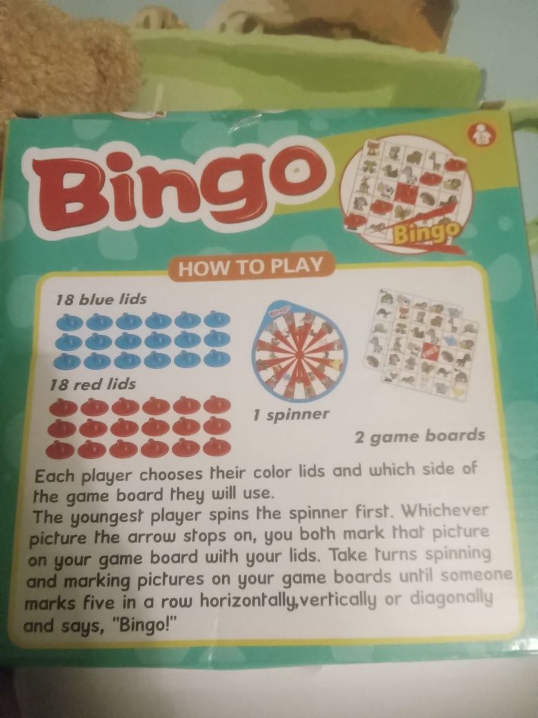 Настольная игра  " бинго "