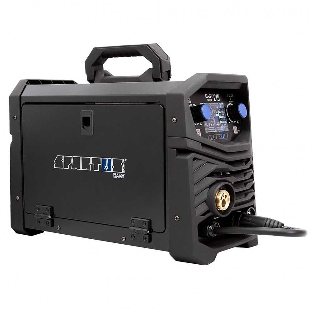 Migomat Inwertorowy Spawarka SPARTUS EasyMig 215 MIG MAG NOWY LCD 3W1
