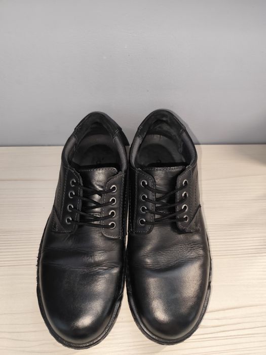 Eleganckie skórzane półbuty męskie 40