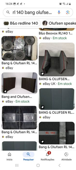 Bang olufsen  rl 140 colunas
