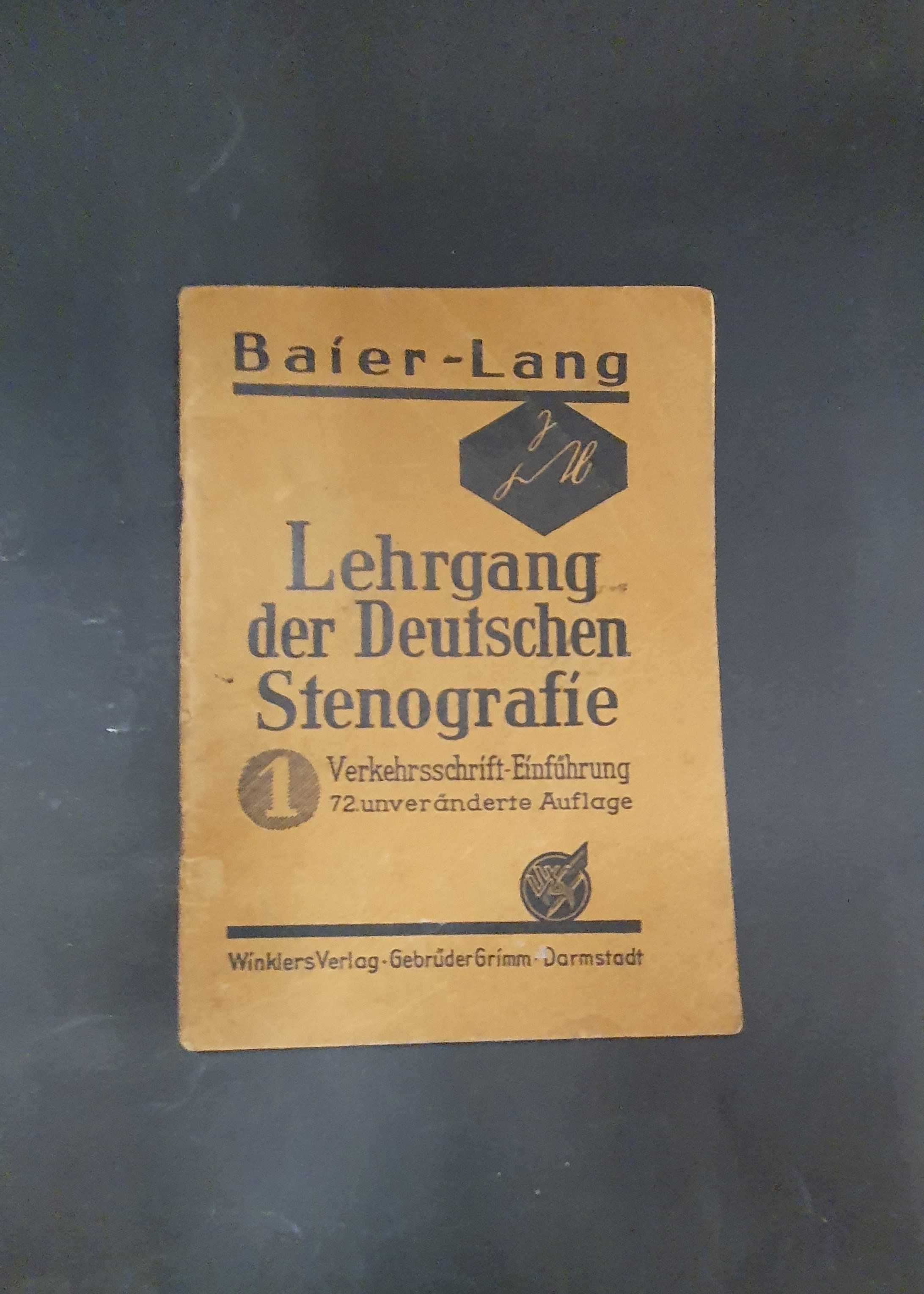 Lehrgang der Deutschen Stenografie Kurs Niemieckiej stenografii (1942)