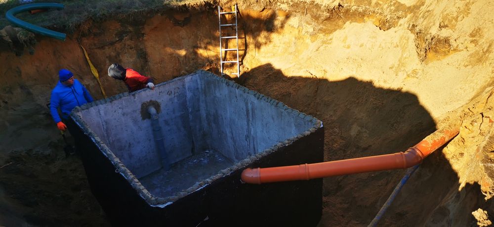 Zbiornik betonowy 6m3 na szambo wode deszczówkę ścieki gnojówkę