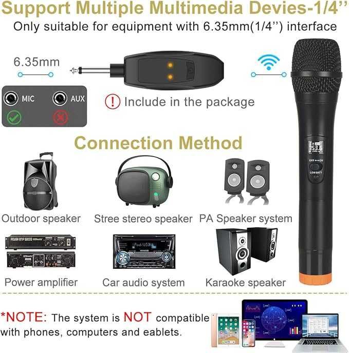 mikrofon bezprzewodowy 2 szt  ALPOWL system mikrofonowy  DYNAMICZNY