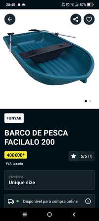 Barco de pesca decathlon