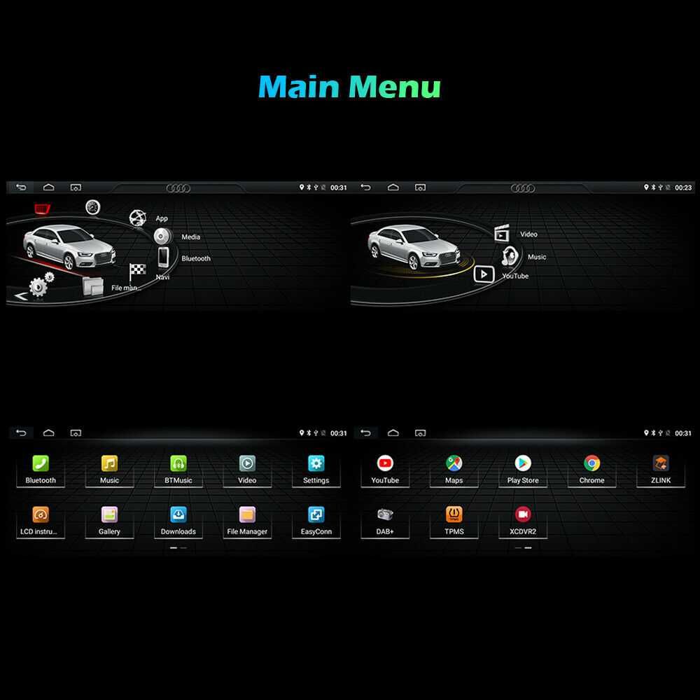 Auto-rádio 12.3" android 14 Audi Q5 2009 a 2016