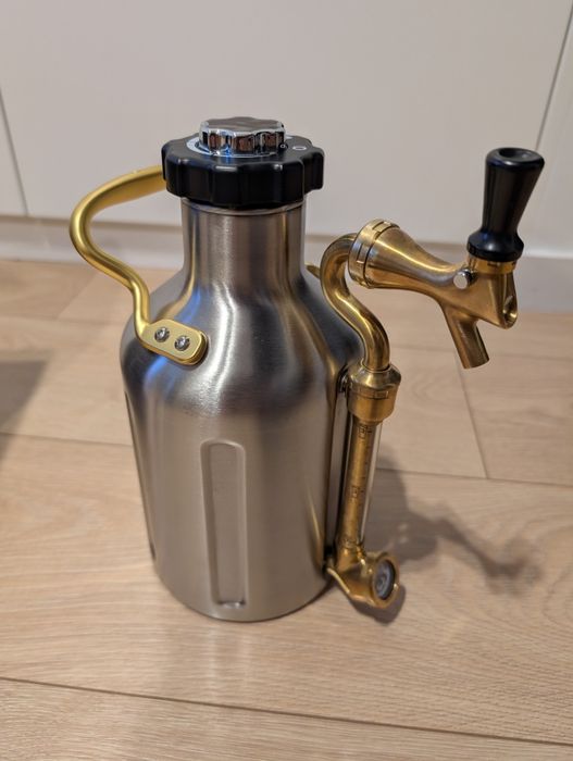 GrowlerWerks uKeg™ 64- Stal nierdzewna, 1,9 l
