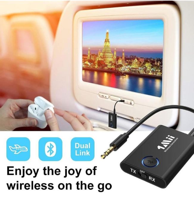 Бездротовий трансивер 1Mii ML300 3-в-1 (Bluetooth 5.0, низька затримка