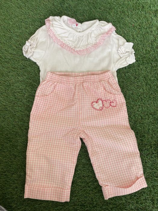 Conjunto Golinha Pó de Talco 6 meses