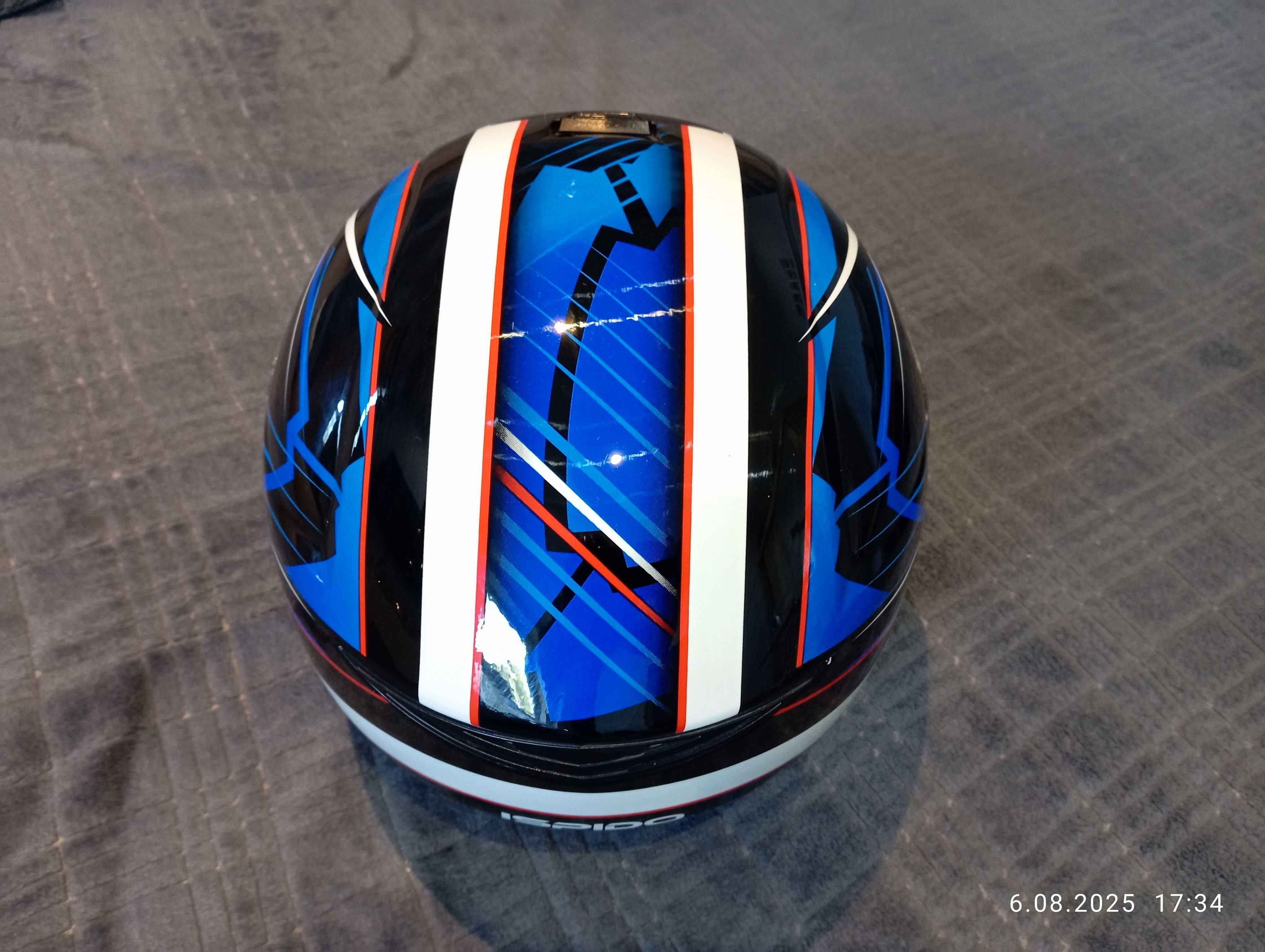 Kask motocyklowy XS