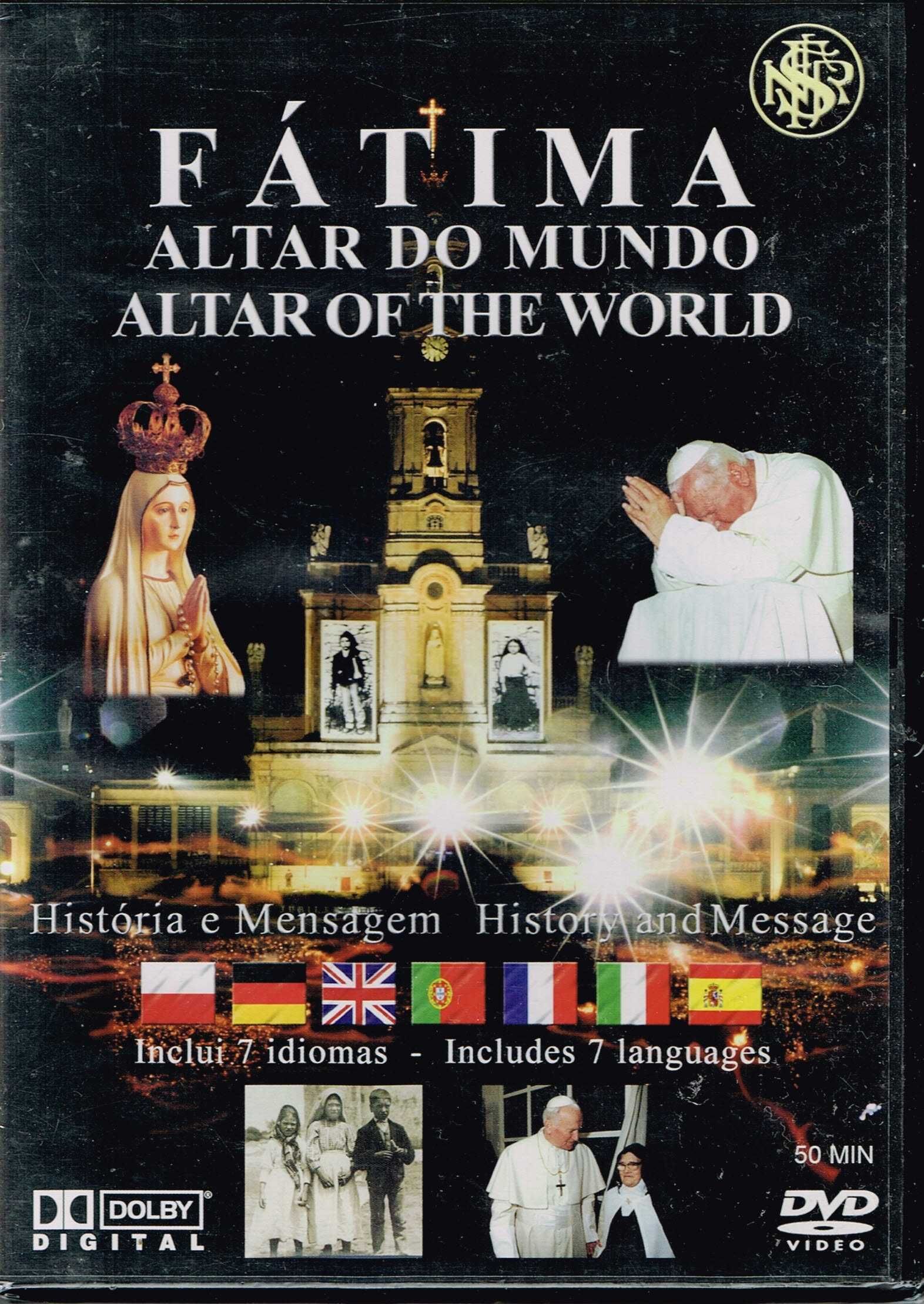 DVD Fátima Altar do Mundo História e Mensagem - NOVO! SELADO!