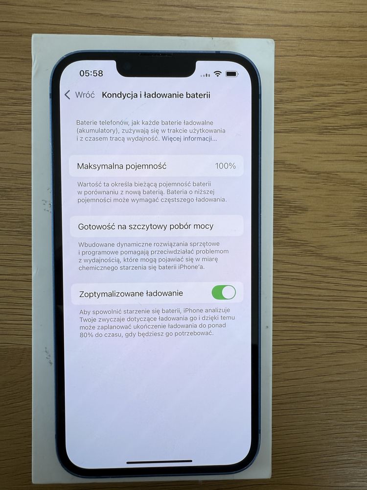 Iphone 13 255GB Bateria 100% Etui Gratis!