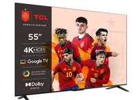 Ecrã partido: TCL 55P639 Smart TV 55" 4K HDR,  Google tv televisor led