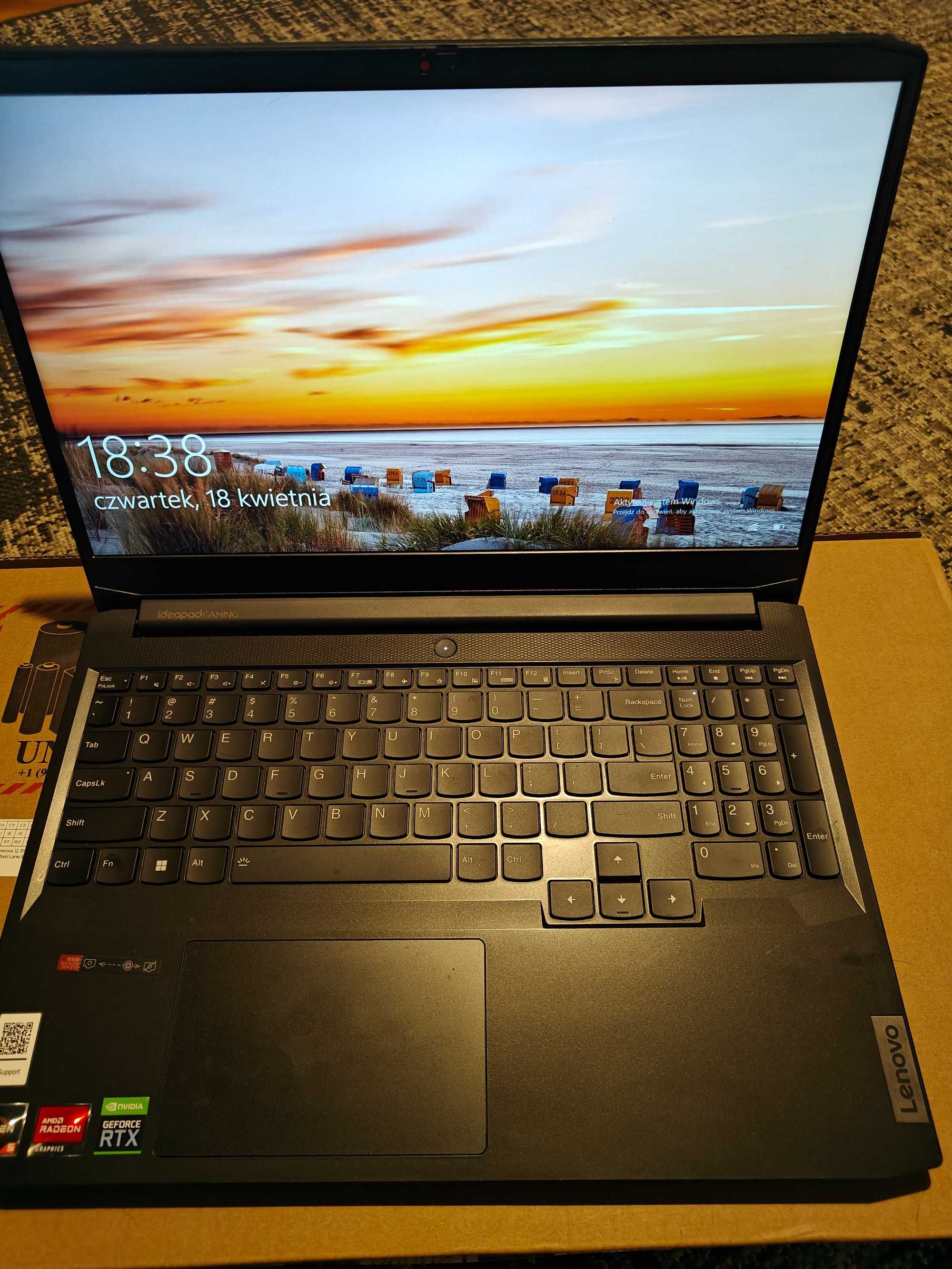 Lenovo IdeaPad Gaming 3-15 R-5 16/512GB RTX3050Ti 120hz