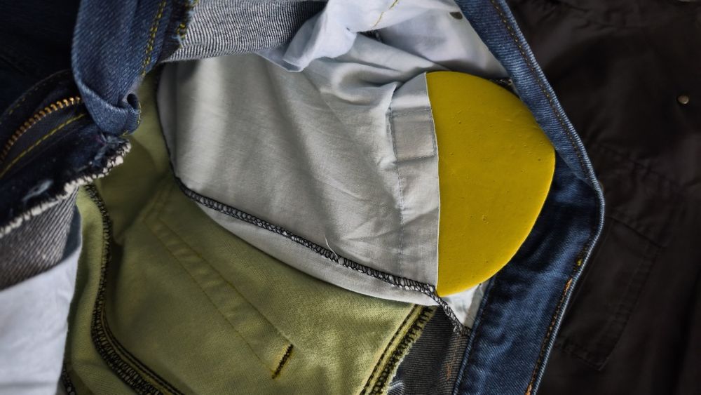 Calças para moto com proteção