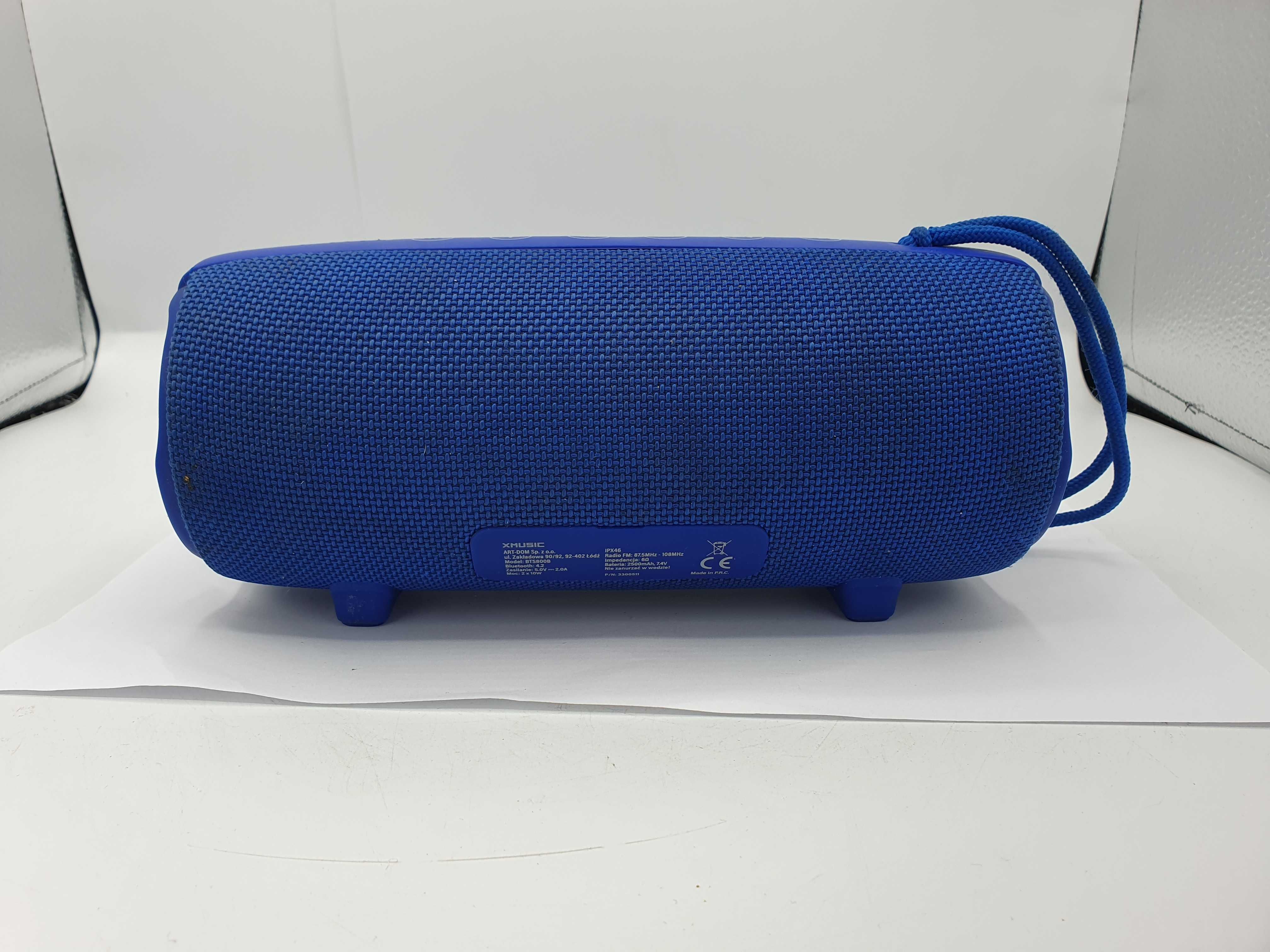 Głośnik przenośny XMusic IPX46 Niebieski