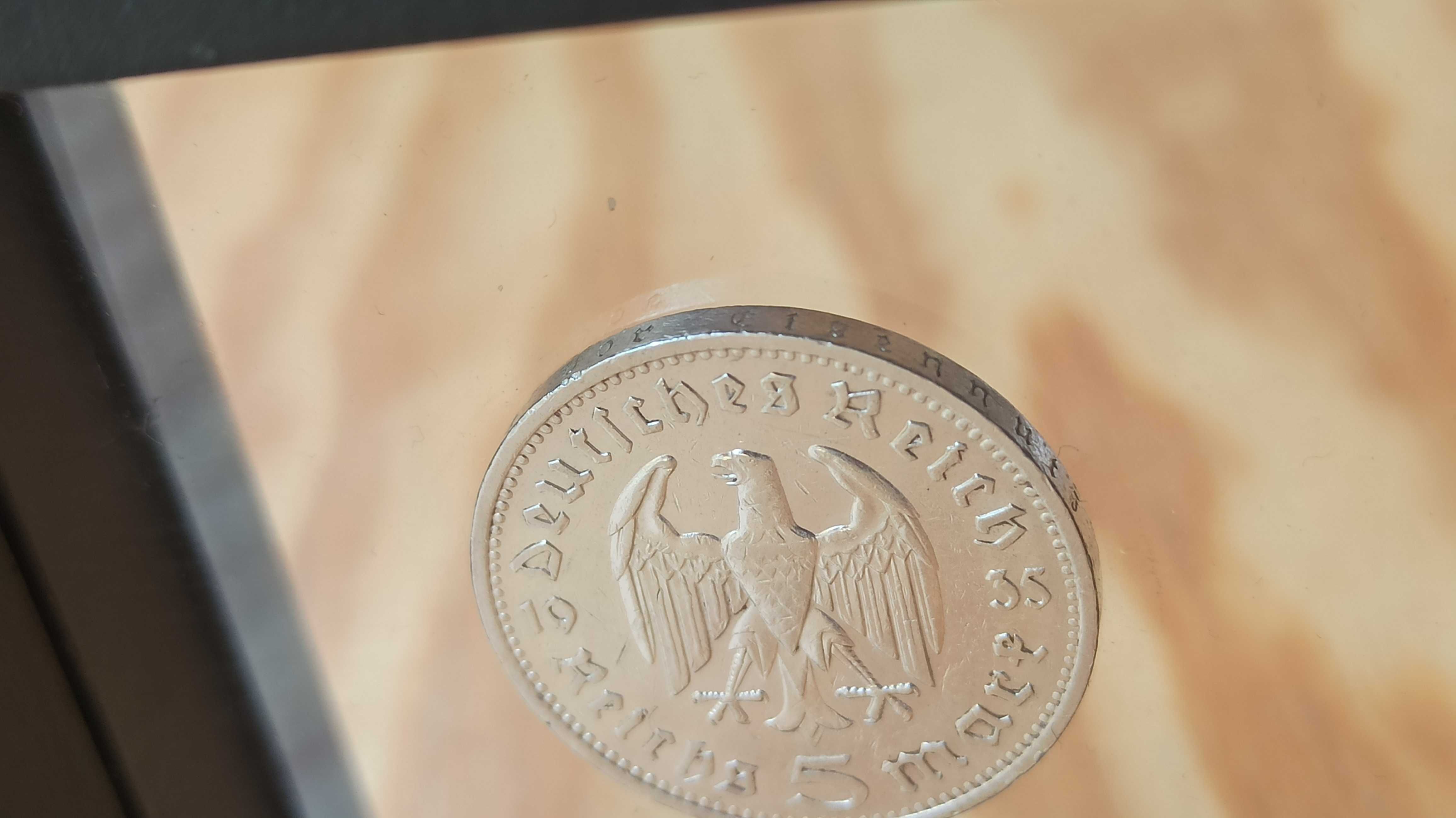 3 Rzesza, 5 Marek HINDENBURG 1935 F Srebro Piękna