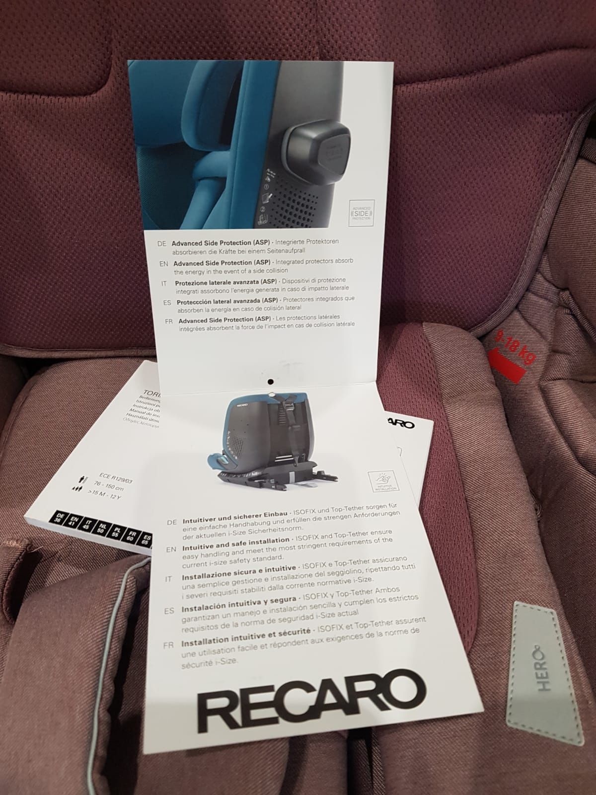 Fotelik Recaro Elite 9-36 kg