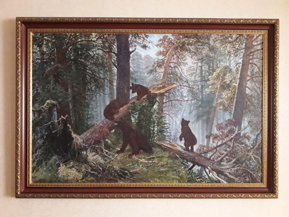 Картина "Утро в сосновом лесу"