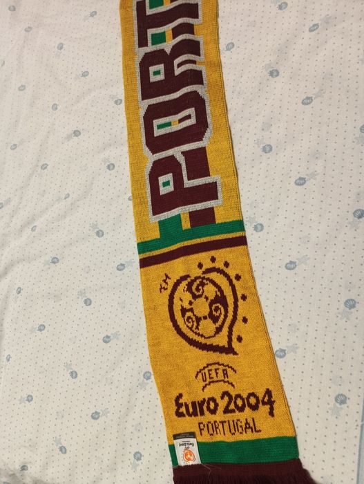 Cachecol Futebol oficial do Euro 2004 Portugal